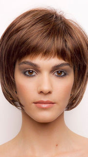 NELL by Rene of Paris in AUBURN-SUGAR-R | Rooted Dark Auburn with Medium Auburn Base with Dark Strawberry Blonde Highlights