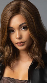 PANACHE WAVEZ by Rene of Paris in MARBLE-BROWN | Medium Brown and Light Honey Brown Evenly Blended