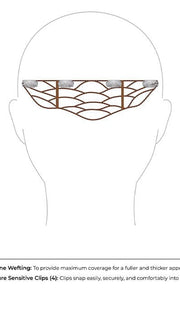 The easiVolume 10" features machine wefting for maximum coverage and 4 pressure sensitive clips.