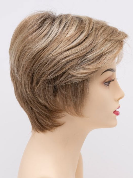 Paula Human Hair/Synthetic Hair Blend Lace Front Wig (Mono Top