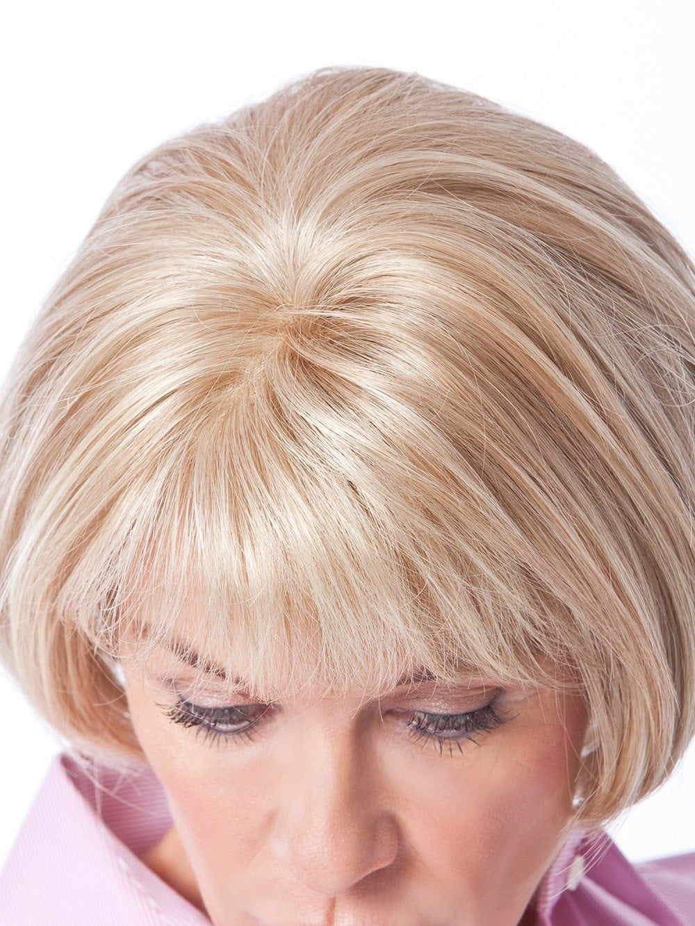 Transparent Monofilament Crown Piece for Limitless Hair Styling Versatility