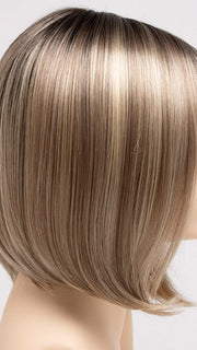 CHAMPAGNE SHADOW | Soft Dark Blonde with Platinum Highlights and Chestnut Roots