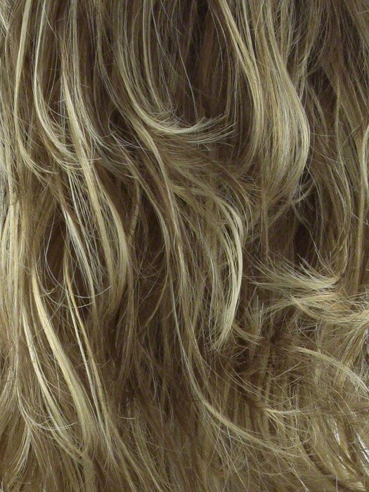 Color R12/26CH = LIGHT BROWN WITH GOLDEN BLONDE HIGHLIGHTS ON TOP