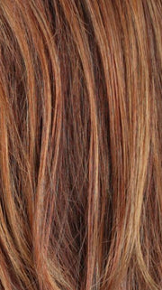 R133/24H | Auburn Bright Red With Pale Golden Blonde Highlights