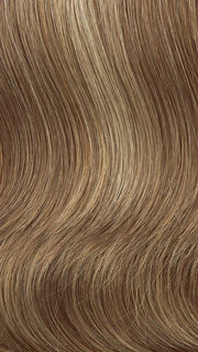 Color R14/25 = Honey Ginger: Dark Strawberry Blonde Blended With Pale Gold Blonde
