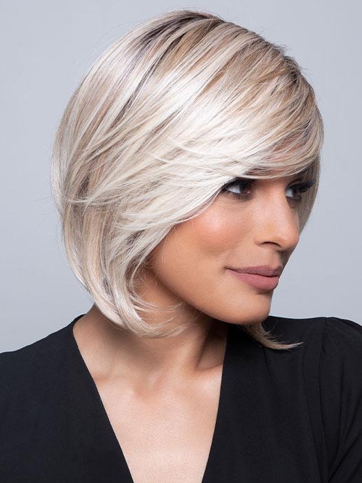 SINCERELY YOURS by Raquel Welch in RL19/23SS SHADED BISCUIT | Light Ash Blonde Evenly Blended with Cool Platinum Blonde with Dark Roots