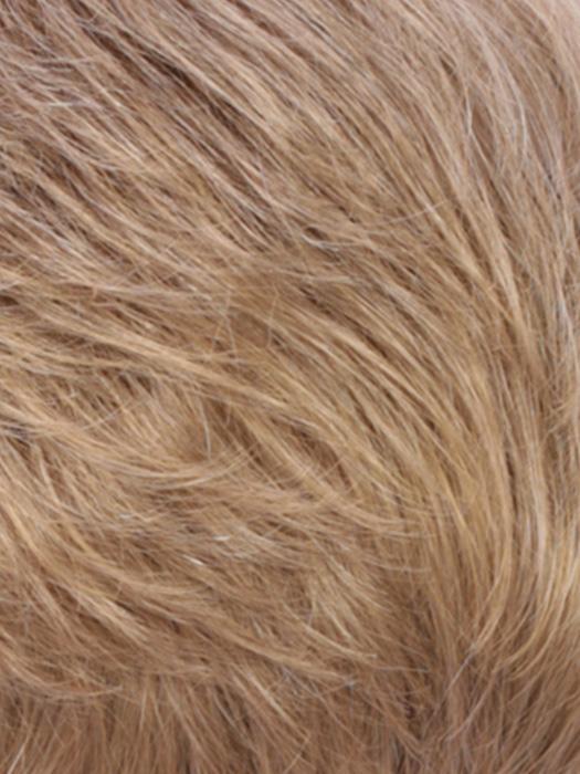 R24/18BTRT8 | Golden Blonde Blended and Tipped with Ash Blonde and Golden Brown Roots