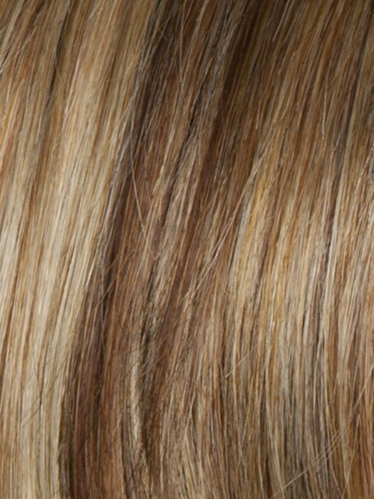 Color R29S = Glazed Strawberry: Strawberry blonde with pale blonde highlights