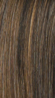 R829S+ GLAZED HAZELNUT | Rich Medium Brown with Ginger Highlights on Top