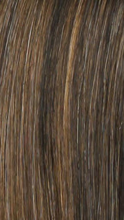 R829S GLAZED HAZELNUT | Rich Medium Brown with Ginger Highlights on Top