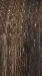 R9S GLAZED MAHOGANY | Warm Medium Brown with Ginger Highlights on Top