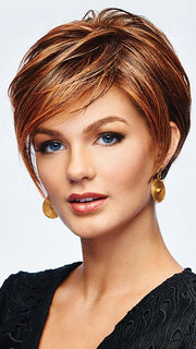TAKE IT SHORT by Hairdo in R3025S+ GLAZED CINNAMON | Medium Reddish Brown with Ginger highlights