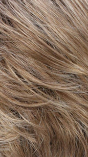 RH12/26RT4 | Light Brown with chunky Golden Blonde highlights and Dark Brown roots