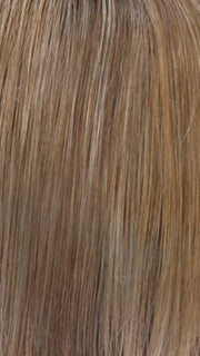 RH12/26RT4 | Light Brown w/Fine Golden Blonde Highlights & Dark Brown Roots