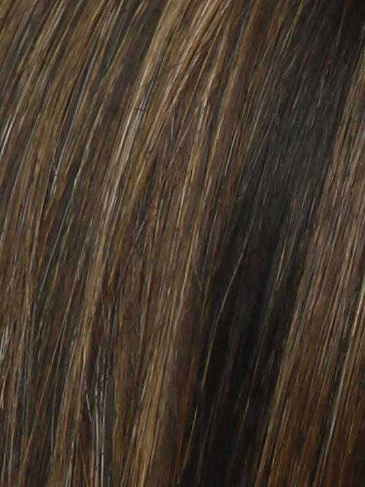 RL8/29 HAZELNUT | Warm Medium Brown Evenly Blended with Ginger Blonde with Dark Roots