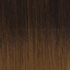 R0430 = CHOCOLATE-OMBRE: Begins at the root with a Dark Brown, gradually getting lighter at the ends with a slightly Off Black shade blended with subtle Auburn highlights