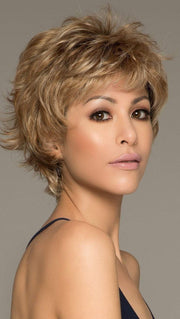 Noriko Mason has mixed layers with beveled ends build attitude into this style with a sophisticated "kick"