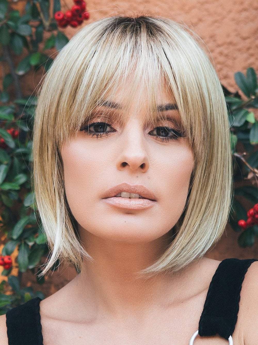 TORI by Rene of Paris in CREAMY TOFFEE R | Rooted Dark Blonde  Evenly Blended with Light Platinum Blonde and Light Honey Blonde
