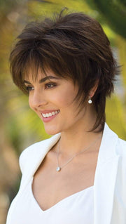 MILLIE Wig by Noriko in TOASTED BROWN  | Dark Brown And Light Brown Blend