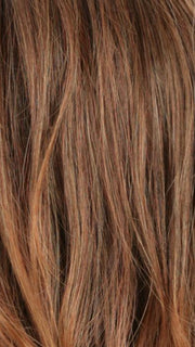 RT330RT4 | Medium Auburn Tipped With Dark Auburn & Dark Brown Roots