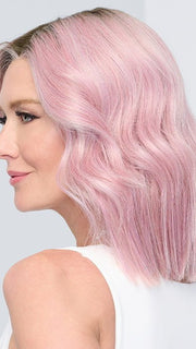 A stunning shoulder-length wig with soft tumbled waves