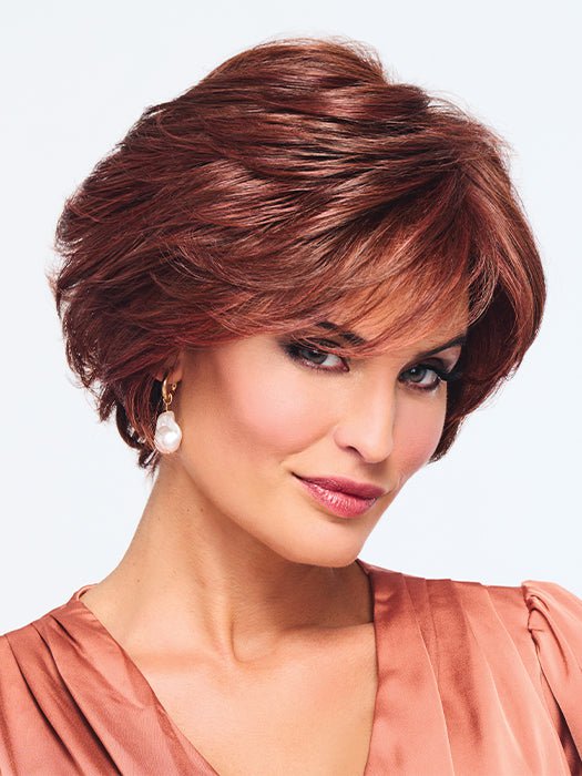 CAPTIVATING CANVAS by Raquel Welch in RL33/35 DEEPEST RUBY | Dark Auburn Evenly Blended with Ruby Red