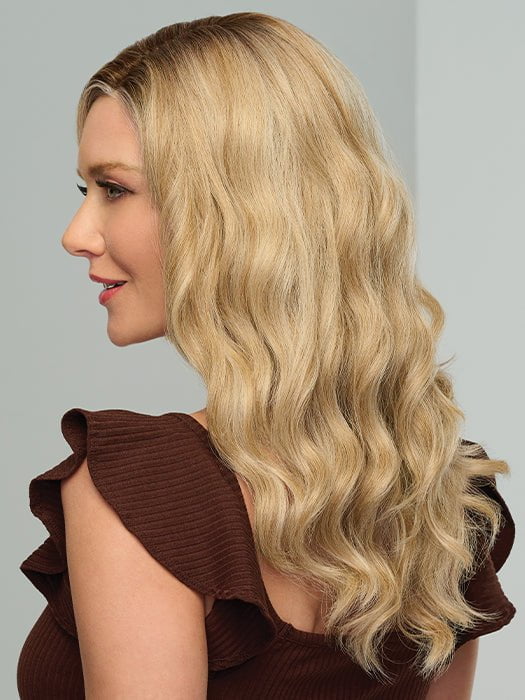 The monofilament part creates the appearance of natural hair growth from the scalp