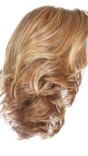 RL12/22SS SHADED CAPPUCCINO | Light Golden Brown Evenly Blended with Cool Platinum Blonde Highlights with Dark Roots