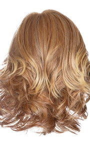 RL12/22SS SHADED CAPPUCCINO | Light Golden Brown Evenly Blended with Cool Platinum Blonde Highlights with Dark Roots