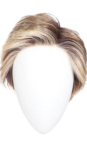 ON THE COVER by Raquel Welch in RL12/22SS SHADED CAPPUCCINO | Light Golden Brown Evenly Blended with Cool Platinum Blonde Highlights with Dark Roots