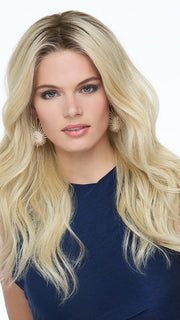 STATEMENT STYLE PETITE by Raquel Welch in RL613SS SHADED PLATINUM | Dark Brown roots with Warm Platinum Blonde