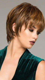 ENCHANT by RAQUEL WELCH in RL5/27 GINGER BROWN | Warm Medium Brown Evenly Blended with Medium Golden Blonde	