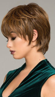 ENCHANT by RAQUEL WELCH in RL5/27 GINGER BROWN | Warm Medium Brown Evenly Blended with Medium Golden Blonde	