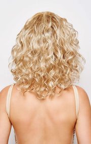 RADIANT BEAUTY by Gabor in GL14/22SS SHADOW SHADE SANDY BLONDE | Dark golden blonde base blends into multi-dimensional tones of medium gold blonde and light beige blonde