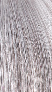 SILVER-STONE | Silver medium brown blend that transitions to silver and medium brown with silver bangs