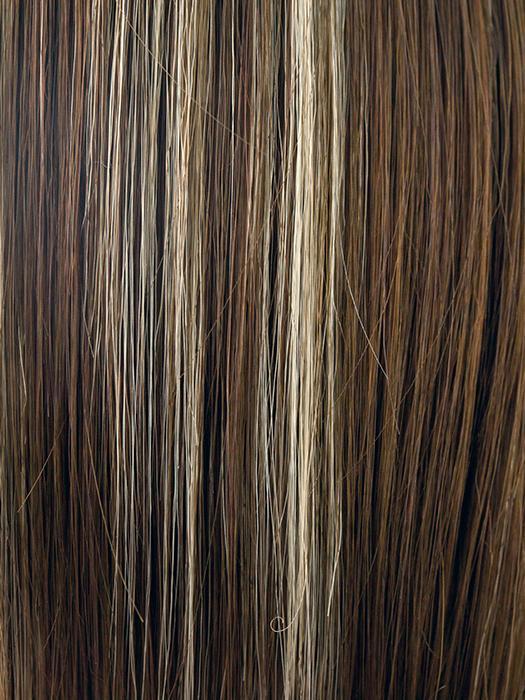 ICED-MOCHA | Medium brown with gold blond highlights