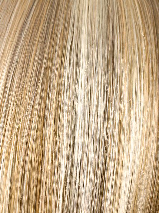 CREAMY-TOFFEE | Rooted Dark Blonde Evenly Blended with Light Platinum Blonde and Light Honey Blonde