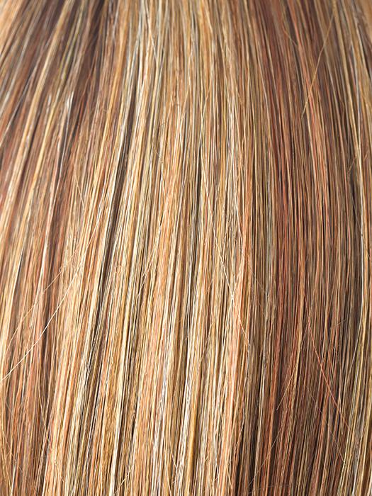 COPPER-GLAZE-R | Rooted Dark Bronzed Brown with Red Gold highlight