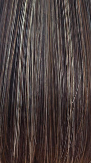 CHOCOLATE-FROST | Dark Brown Base with Honey Blonde and Platinum Highlights
