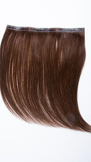 easiPieces 12" L x 9" W by easiHair in color 8 COCOA | Medium Brown