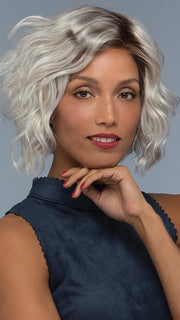 WYNTER by Estetica in SILVERSUN/RT8 | Iced Blonde with Soft Sand & Golden Brown Roots