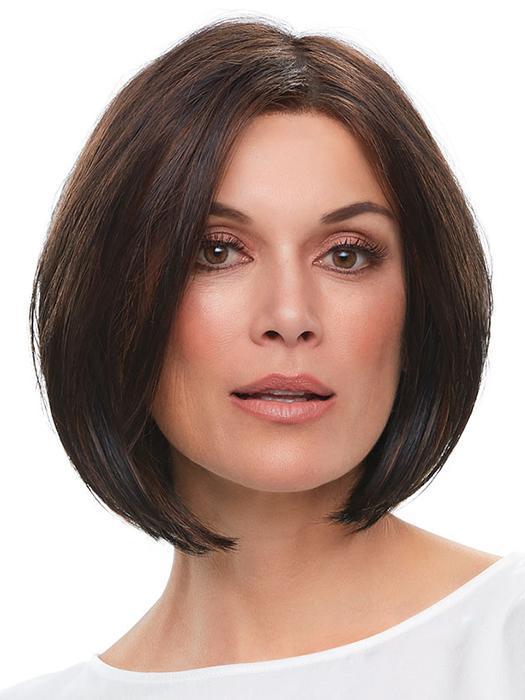 ALISON by JON RENAU in 1BRH30 CHOCOLATE PRETZEL | Soft Black with 33% Gold-Red Highlights