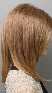 LAINE by Rene of Paris in MARBLE-BROWN | Medium Brown and Light Honey Brown evenly blended