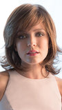KOURTNEY by Rene of Paris in AUBURN SUGAR | Medium Auburn base with a Dark Strawberry Blonde highlight