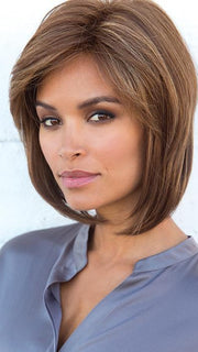 CAMERON by Rene of Paris in COCONUT SPICE | Light Red Brown base with Honey Blonde highlight