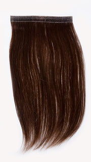 easiPieces 8" L x 4" W by easiHair in color 8 COCOA | Medium Brown