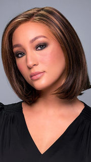 CAMERON LITE by Jon Renau in FS6/30/27 TOFFEE TRUFFLE | Brown, Medium Red-Gold, Medium Red-Gold Blonde Blend with Medium Gold Blonde Bold Highlights