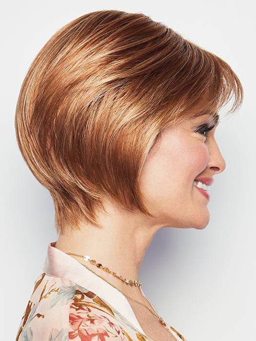MUSE by RAQUEL WELCH in SS29/33 ICED PUMPKIN SPICE | Strawberry Blonde shaded with Dark Red-Brown