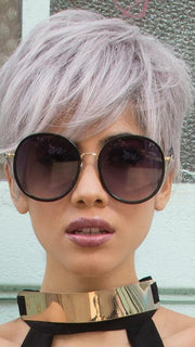 JETT by ESTETICA in LILAC HAZE | Gray & White Blended with Lilac