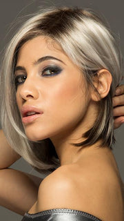 JAMISON by ESTETICA in ICY SHADOW | Iced Blonde dusted with Soft Sand & Golden Brown Underneath